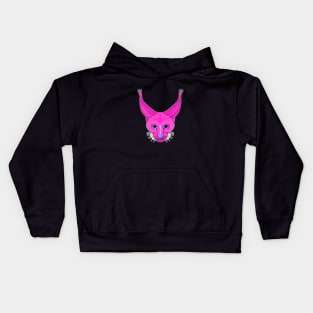 caracal cat face Kids Hoodie